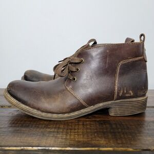 GBX Men's Ankle Boots Brown Leather SKU#3343035 Size 10M